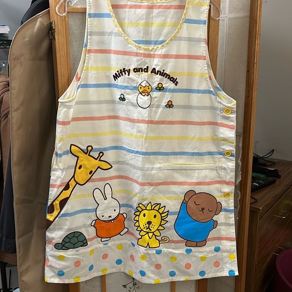 MIFFY AND ANIMAL 🦒 New Japan 🇯🇵 teacher nursery apron